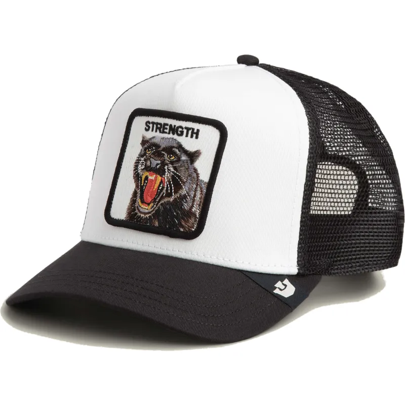 gorra-trucker-blanca-y-negra-pantera-strength-panther-the-farm-de-goorin-bros