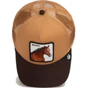 braune-trucker-kappe-pferd-gaucho-the-farm-von-goorin-bros