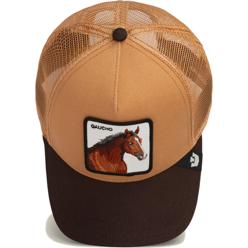 siltovky-zaoblena-kamionista-hneda-snapback-caballo-gaucho-the-farm-the-farm-de-goorin-bros