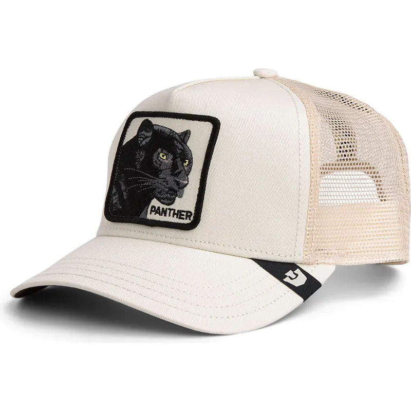 gorra-trucker-beige-para-nino-pantera-panther-mini-the-farm-de-goorin-bros