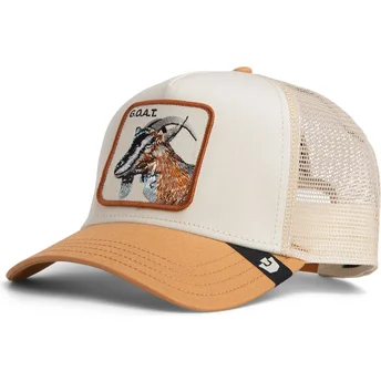 Šiltovka zaoblená hnedá snapback pre deti Goat Mini The Farm Goorin Bros.
