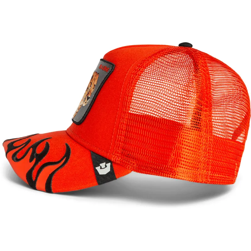 siltovky-zaoblena-kamionista-oranzova-snapback-guepardo-blazing-flames-the-farm-the-farm-de-goorin-bros