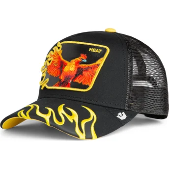 Šiltovky zaoblená kamionista čierna snapback fénix Heat Flames The Farm The Farm de Goorin Bros.