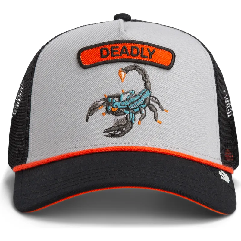 siltovky-zaoblena-kamionista-siva-snapback-escorpion-pop-rocker-scorpion-the-farm-the-farm-de-goorin-bros