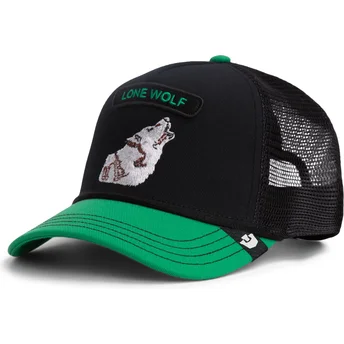 Šiltovka zaoblená zelená snapback Pop Rocker Lone Wolf The Farm Goorin Bros.