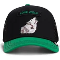 siltovky-zaoblena-kamionista-zelena-snapback-lobo-pop-rocker-lone-wolf-the-farm-the-farm-de-goorin-bros