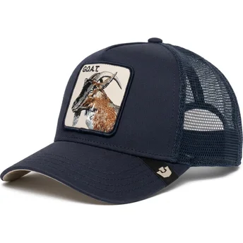 Gorra trucker azul marino cabra Edge Goat The Farm de...