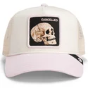 siltovky-zaoblena-kamionista-viacfarebna-snapback-calavera-the-cancelled-skull-whisper-the-farm-the-farm-de-goorin-bros