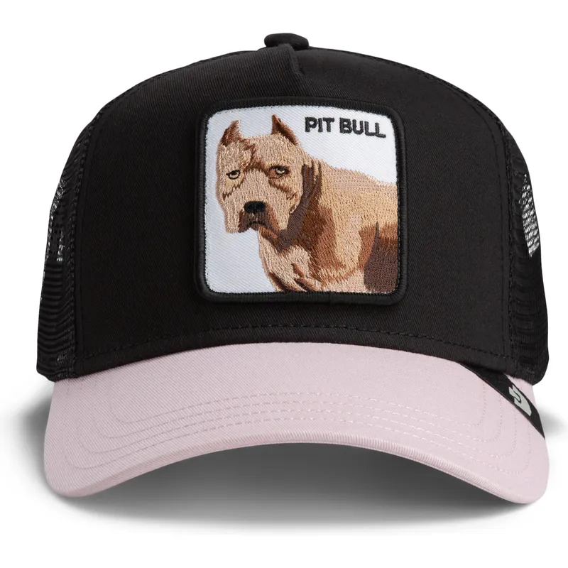 schwarze-trucker-kappe-whisper-the-pitbull-the-farm-von-goorin-bros