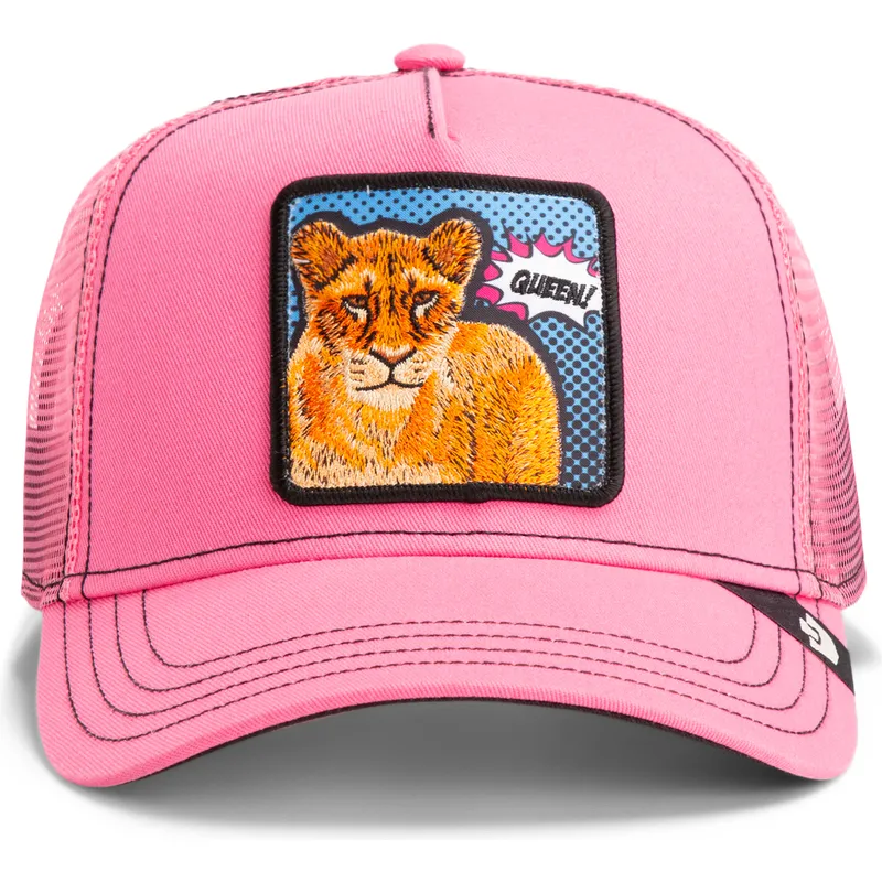 siltovka-zaoblena-ruzova-snapback-queen-pop-art-2-the-farm-goorin-bros