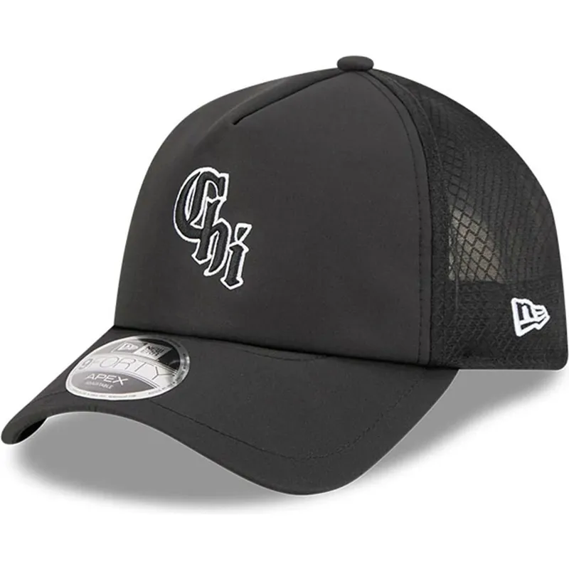 siltovka-zaoblena-cierna-snapback-9forty-apex-bp-chi-chicago-white-sox-mlb-new-era