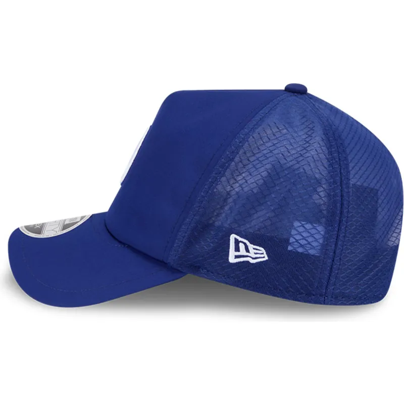 blaue-trucker-kappe-9forty-apex-batting-practice-logo-der-los-angeles-dodgers-mlb-von-new-era