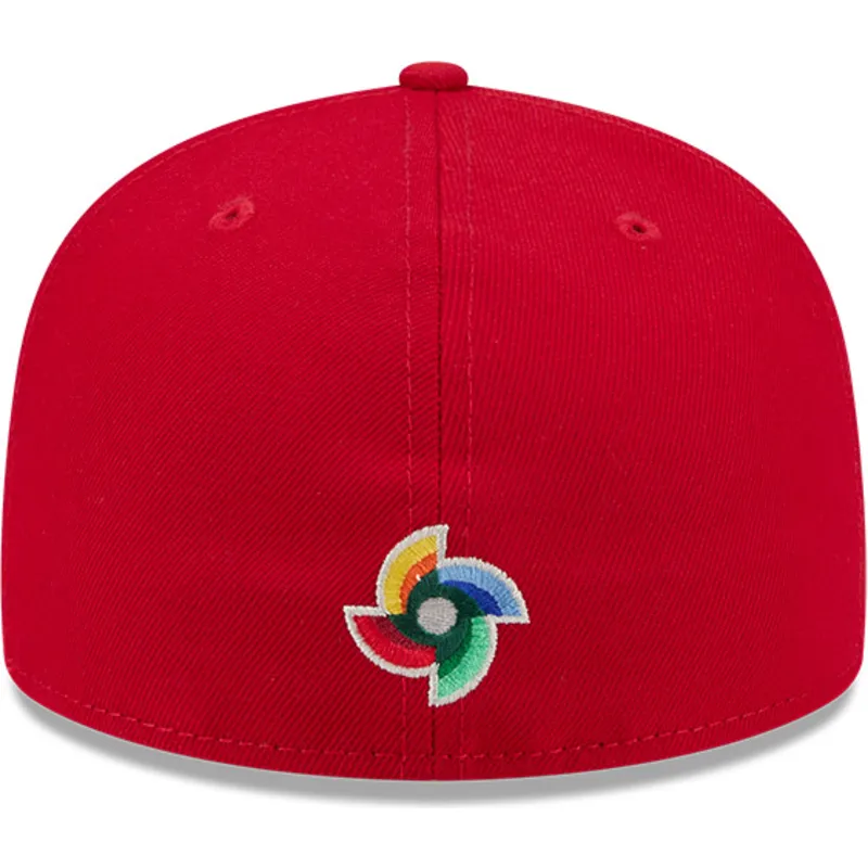 rote-angepasste-59fifty-flachkappe-canada-2026-world-baseball-classic-von-new-era