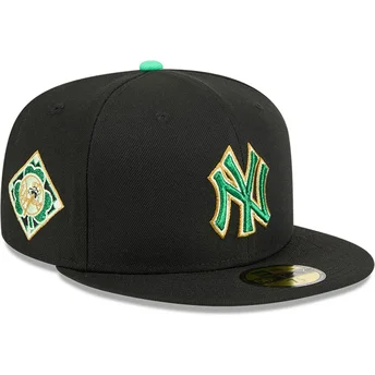 Cap rovná black ajustada 59FIFTY Saint Patrick's Day New York Yankees MLB New Era