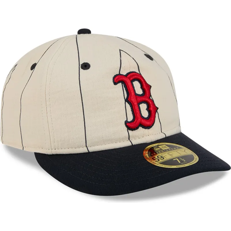 beige-gebogene-angepasste-59fifty-retro-crown-linen-kappe-von-boston-red-sox-mlb-von-new-era