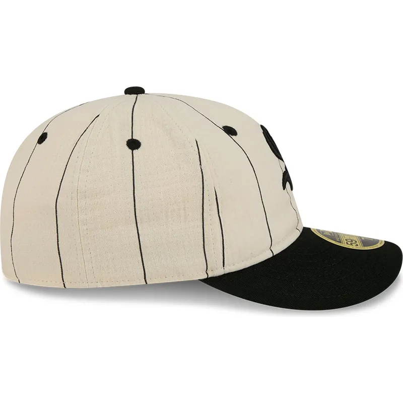 gorra-plana-beige-ajustada-59fifty-retro-crown-linen-de-chicago-white-sox-mlb-de-new-era
