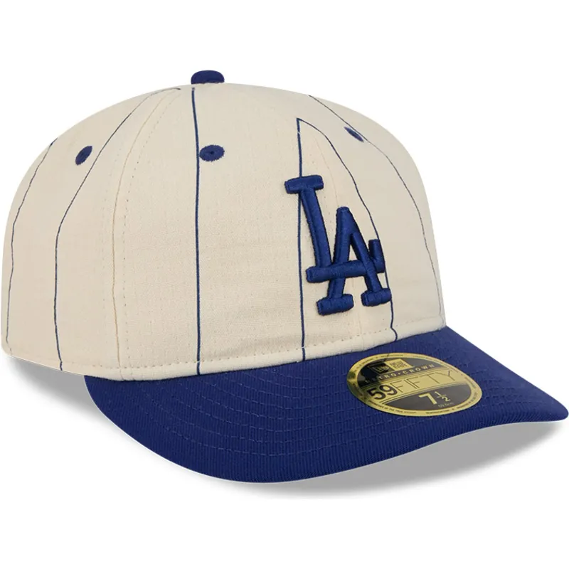 cap-zaoblena-beige-ajustada-59fifty-retro-crown-linen-los-angeles-dodgers-mlb-new-era