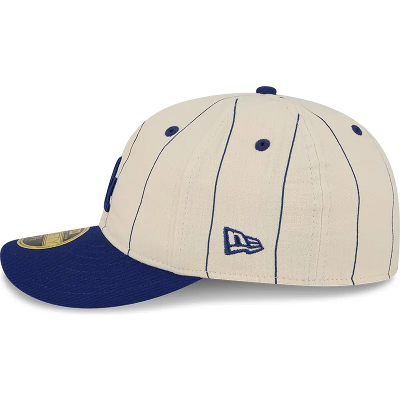 cap-zaoblena-beige-ajustada-59fifty-retro-crown-linen-los-angeles-dodgers-mlb-new-era
