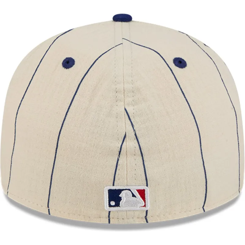 cap-zaoblena-beige-ajustada-59fifty-retro-crown-linen-los-angeles-dodgers-mlb-new-era