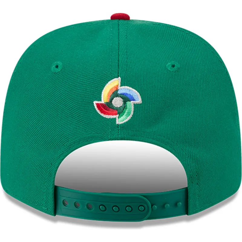 siltovka-zaoblena-zelena-snapback-9seventy-stretch-snap-mexico-2026-world-baseball-classic-world-baseball-classic-new-era