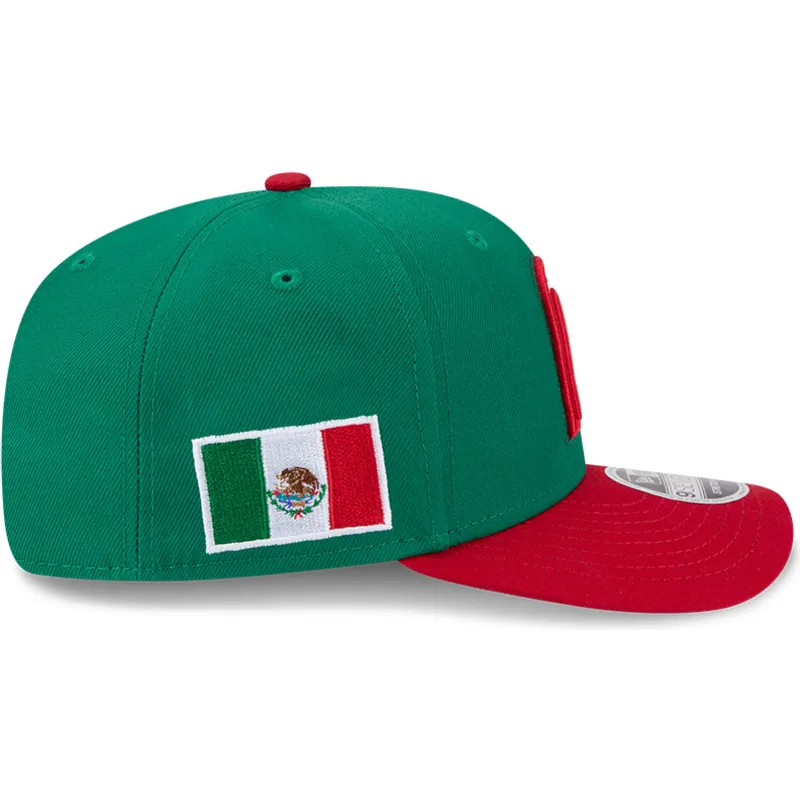 siltovka-zaoblena-zelena-snapback-9seventy-stretch-snap-mexico-2026-world-baseball-classic-world-baseball-classic-new-era