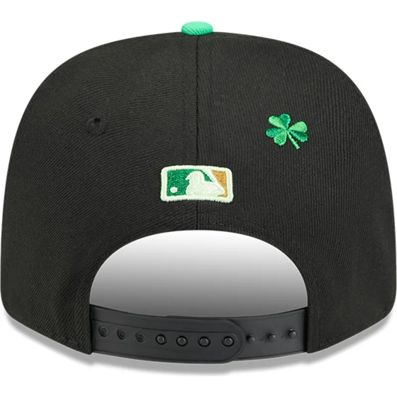 new-era-curved-brim-9seventy-stretch-snap-saint-patrick-s-day-los-angeles-dodgers-mlb-black-snapback-cap