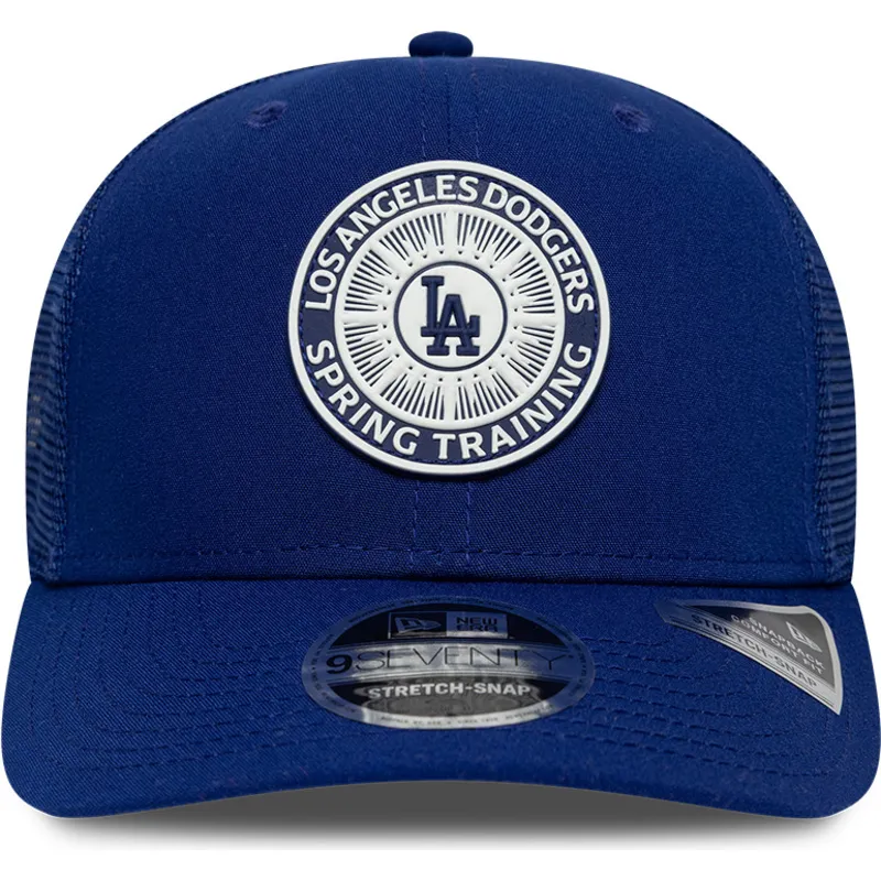 siltovka-zaoblena-modra-snapback-9seventy-stretch-snap-circle-spring-training-los-angeles-dodgers-mlb-new-era