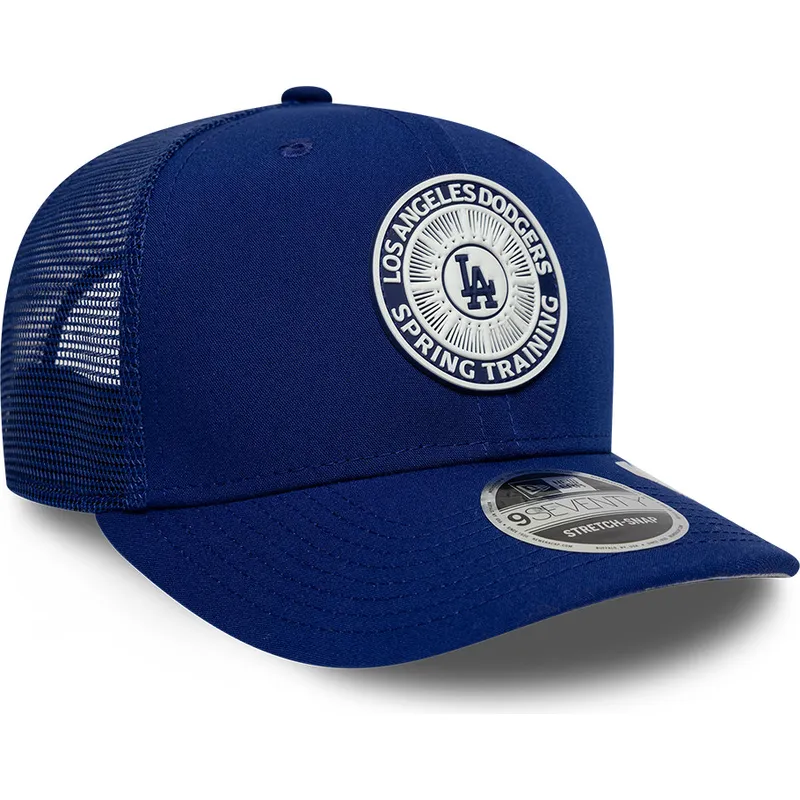 siltovka-zaoblena-modra-snapback-9seventy-stretch-snap-circle-spring-training-los-angeles-dodgers-mlb-new-era