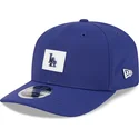 blaue-gebogene-snapback-kappe-9seventy-stretch-snap-clubhouse-der-los-angeles-dodgers-mlb-von-new-era