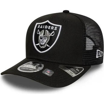 Καπέλο trucker μαύρο 9SEVENTY Stretch Snap Eg των Las Vegas Raiders NHL της New Era