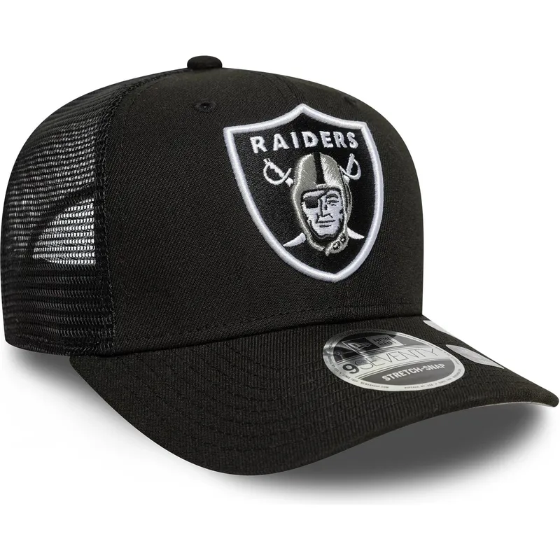 schwarze-trucker-kappe-9seventy-stretch-snap-eg-der-las-vegas-raiders-nhl-von-new-era
