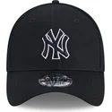 cap-zaoblena-black-ajustada-39thirty-evergreen-neo-new-york-yankees-mlb-new-era
