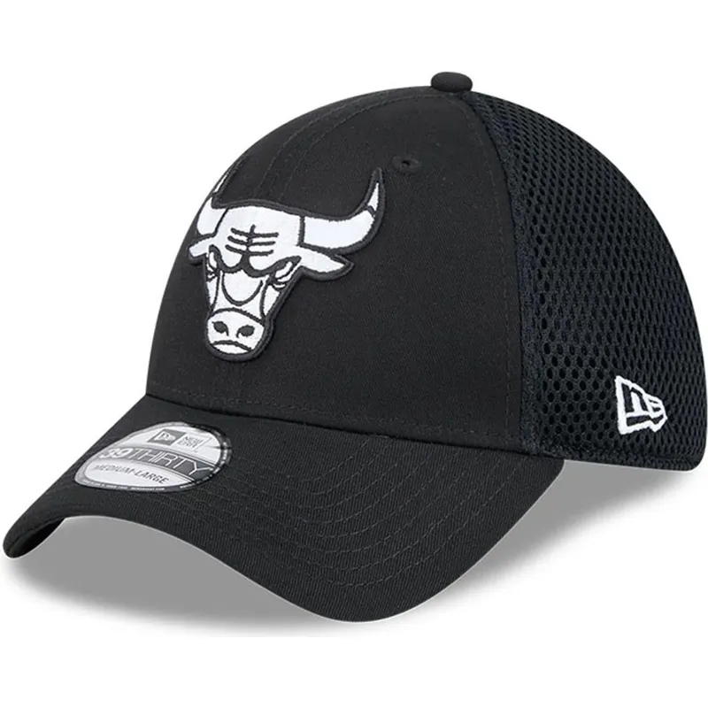 cap-zaoblena-black-ajustada-39thirty-evergreen-neo-chicago-bulls-nba-new-era