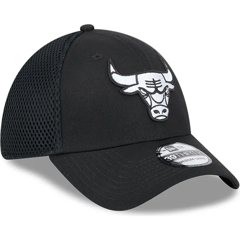 siltovky-zaoblena-kamionista-cierna-upraveny-39thirty-evergreen-neo-chicago-bulls-nba-new-era