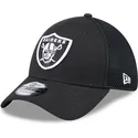 cap-zaoblena-black-ajustada-39thirty-evergreen-neo-las-vegas-raiders-nfl-new-era