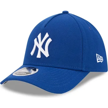 Gorra curva azul ajustada 39THIRTY M-Crown A Frame de New York Yankees MLB de New Era