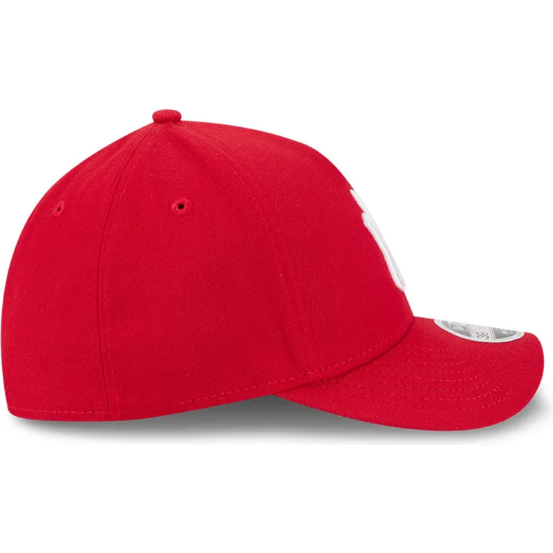 cap-zaoblena-red-ajustada-39thirty-m-crown-a-frame-new-york-yankees-mlb-new-era