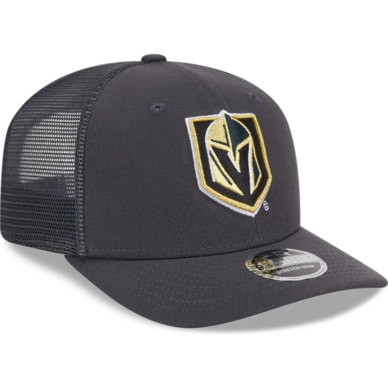 siltovka-zaoblena-siva-snapback-9seventy-stretch-snap-evergreen-vegas-golden-knights-nhl-new-era