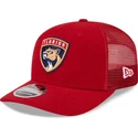 rote-trucker-kappe-9seventy-stretch-snap-evergreen-der-florida-panthers-nhl-von-new-era