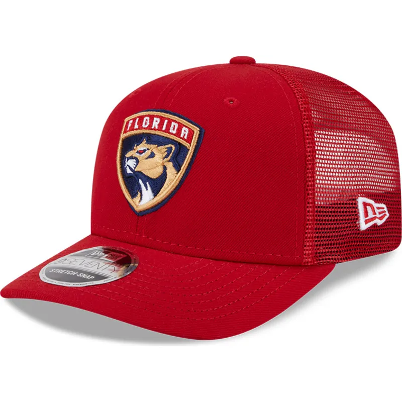 gorra-trucker-roja-9seventy-stretch-snap-evergreen-de-florida-panthers-nhl-de-new-era
