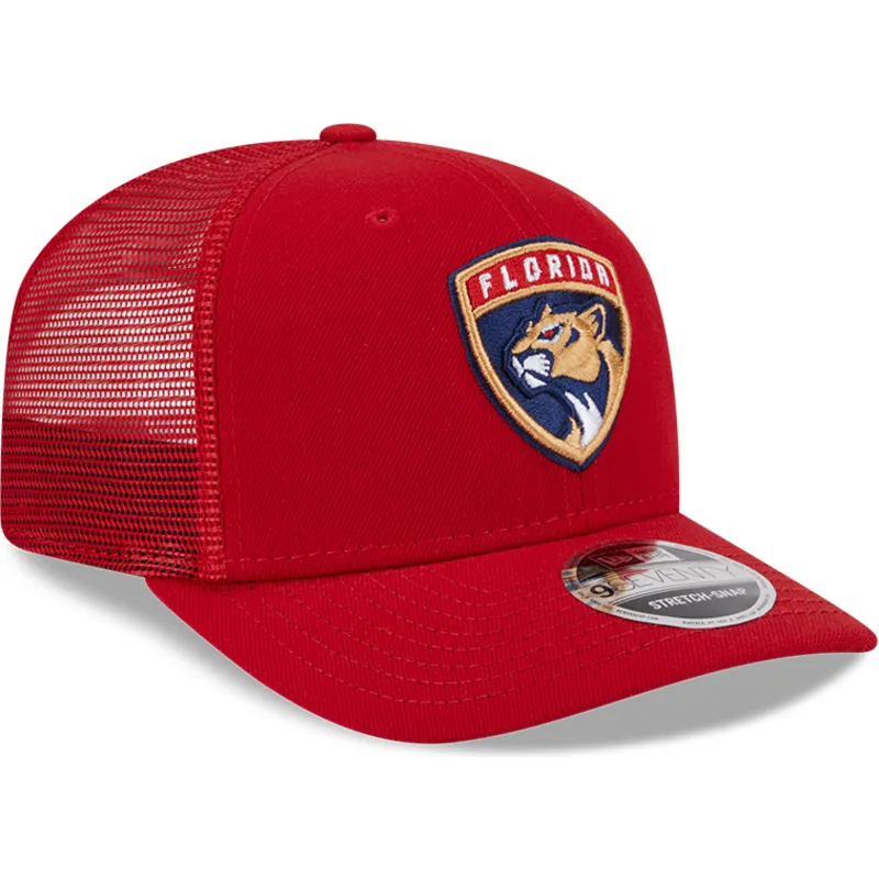 cap-zaoblena-red-snapback-9seventy-stretch-snap-evergreen-florida-panthers-nhl-new-era