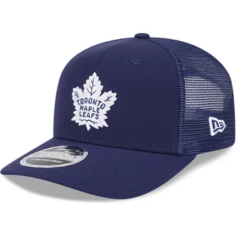 Marineblaue Trucker-Kappe 9SEVENTY Stretch Snap Evergreen der Toronto Maple Leafs NHL von New Era