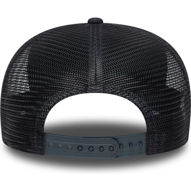 marineblaue-trucker-kappe-9seventy-stretch-snap-evergreen-der-detroit-tigers-mlb-von-new-era