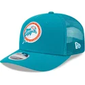 siltovka-zaoblena-modra-snapback-9seventy-stretch-snap-evergreen-helmet-miami-dolphins-nfl-new-era