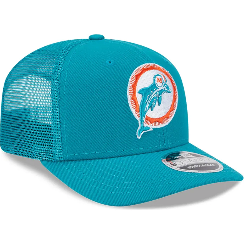 siltovka-zaoblena-modra-snapback-9seventy-stretch-snap-evergreen-helmet-miami-dolphins-nfl-new-era
