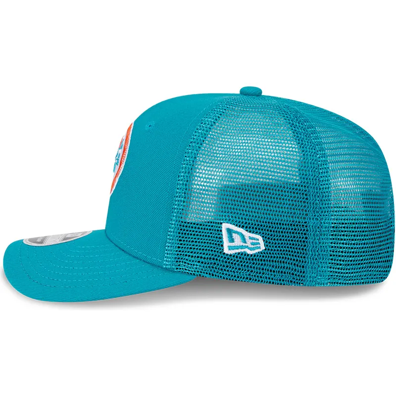 siltovka-zaoblena-modra-snapback-9seventy-stretch-snap-evergreen-helmet-miami-dolphins-nfl-new-era