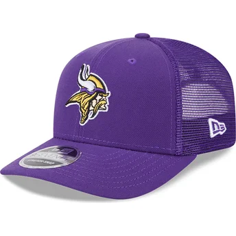 Cap zaoblená violet snapback 9SEVENTY Stretch Snap Evergreen Minnesota Vikings NFL New Era