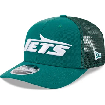 Šiltovky zaoblená kamionista zelená snapback 9SEVENTY Stretch Snap Evergreen New York Jets NFL New Era