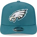 grune-trucker-kappe-9seventy-stretch-snap-evergreen-der-philadelphia-eagles-nfl-von-new-era