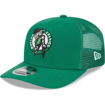 Šiltovka zaoblená zelená snapback 9SEVENTY Stretch Snap Evergreen Boston Celtics NBA New Era